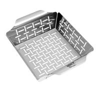 Weber - Cesta para verduras (acero inoxidable, 6,35 x 30,5 x 35,5 cm)