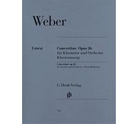 Concertino op. 26 pour clarinette et orchestre: Instrumentation: Clarinet and Piano, Clarinet Concertos