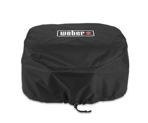 Weber Funda Premium Tipo Bonnet para Lumin Compact, Material Transpirable Resistente a UV y Agua, protección Frente a Viento y Clima, sujeción Segura con Cierre de Velcro, Negro (3400305)