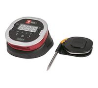 Weber iGrill 2, termómetro inteligente con sonda Bluetooth incluida (4 conexiones posibles), control en el dispositivo o mediante la aplicación para smartphone, soporte magnético en el estuche (7221)