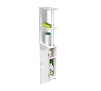 WEBER INDUSTRIES Siberia 81049 - Mueble para baño, Madera/Tablero de partículas, con 1 Puerta, 119 x 15 x 30 cm, Color Blanco