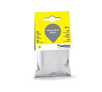 WEBER - Junta de azulejos con efecto brillante, 50 g, WEBER Silver Effect