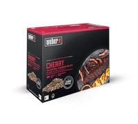 Weber Pellets de Madera - Madera de Cerezo (8kg), ahumar Cerdo, Madera 100% Natural, Producto de la UE, certificada FSC sostenible (18293)