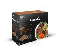 Weber Pellets de Madera - Madera de Roble (8kg), perfectos para ahumar carne de ternera, madera 100% natural, producto de la UE, certificada FSC sostenible (18295)