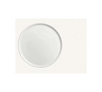 Weber Plato Llano de Porcelana, 27,5 cm, Juego de 2, Porcelana Extremadamente Resistente, Uso en Exteriores, Fondo Extra Reforzado, Apto para lavavajillas - Blanco (17880)