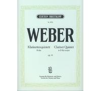 WEBER - Quinteto Op.34 en Sib Mayor para Clarinete y Piano (Leisinger)