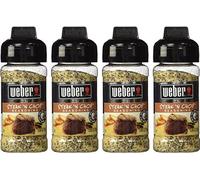 Weber Seasoning - Steak 'N Chop - Net Wt. 3 OZ (86 g) Per Bottle - Pack of 4 Bottles