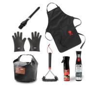 Weber SmokeFire Starter Set/Paquete de Accesorios con Herramientas de Limpieza y Utensilios para Modelos SmokeFire, Negro (18307)