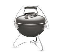 Weber Smokey Joe Premium Barbacoa de carbón, superficie de la parrilla de Ø 37 cm, barbacoa portátil con asa para transportar, barbacoa con tapa y cuba esmaltadas en porcelana - Smoke Gray (1126704)