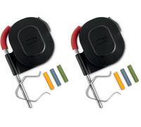 Weber Sonda para temperatura ambiente, para modelos iGrill y Weber Connect Smart Grilling Hub, hasta 315° C, simple abrazadera para sujetarla a la parrilla, 1 pieza - Plata (7212) (Paquete de 2)