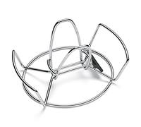 Weber Soporte para Aves, acero inoxidable, con prácticas asas, soporte para lata / recipiente para líquidos, para pollo crujiente, uniformemente cocido y jugoso, apto para lavavajillas - Plata (6482)