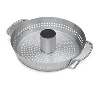 Weber Soporte para Aves de Acero Inoxidable para Gourmet BBQ System/asado jugoso de Pollo o Pavo, Apto para lavavajillas, Plata (8838)