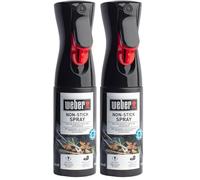 Weber Spray antiadherente 200ml, para engrasar la parrilla, nebulizador con amplia área de pulverización, 100% ingredientes naturales (17685) (Paquete de 2)