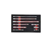Weber Tools WT-8350 Juego de prolongaciones, llave de cubo