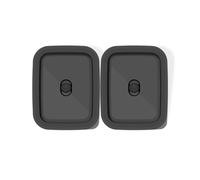 Weber Works 3400260 - Cajas de Almacenamiento (2 Unidades), aptas para Todos los Modelos de Slate y Spirit (2025), Incluye Tapa, Ideales para Guardar Alimentos, Color Plateado y Negro