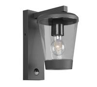 webmarketpoint Aplique Farol Cavado Aluminio Antracita IP44 con Sensor Trio Lighting