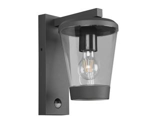 webmarketpoint Aplique Farol Cavado Aluminio Antracita IP44 con Sensor Trio Lighting