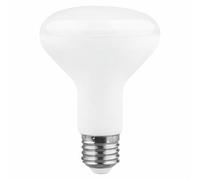 WEBMATEL Bombilla LED E27 Reflectora 8W | Foco LED R63 | Luz Blanca Cálida | 2700K | 750lm | 220 - 240V AC | 30000 Horas | Sustituye a Bombillas Halógenas de 65W | 120 Grados |