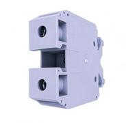 WEBMATEL Borna de Conexión Eléctrica de Tornillo Gris 70mm² 192A - Bloque de terminales para carril DIN