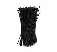 WEBMATEL Bridas Negras para Cables UV 430 x 4,5 mm, 100 unidades Bridas Plástico Sujetacables