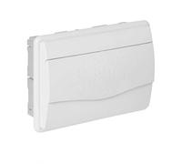 WEBMATEL Cuadro de Distribución de Empotrar 12 Módulos 305x100x215mm con Puerta Opaca Gris IP40 400V ABS