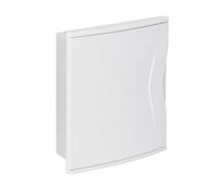 WEBMATEL Cuadro de Distribución de Empotrar 24 Módulos 310x110x350MM con Puerta Gris IP40 400V ABS