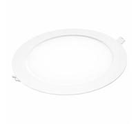 WEBMATEL Downlight LED Redondo Empotrable Blanco Extraplano 18W | Luz Blanco Neutro | Corte 170-205mm | 1980 lumenes | Driver integrado | Medida 220mm | Policarbonato |