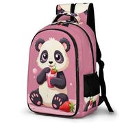 WECECE Bolsa Escolar Lindo Panda Niño 7-12 Años Mochila Primaria Kawaii Animal Niña Primaria y Colegio Mochila de Escuela, School Bag Grande Ajustable para Clases y Actividades