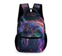 WECECE Caballo Bolsas De Estudiante Mochila De Viaje, Mochilas Infantil Impermeable Para Deportes Al Aire Libre Mochila Animal Caballo Casual Mochilas Escolar