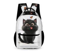 WECECE Cool Gato Mochilas Escolares Mochilas Gatito Bolsas Para Niños Regalos, Mochila Escolar Para Niños Y Niñas, Mochila De Viaje Informal