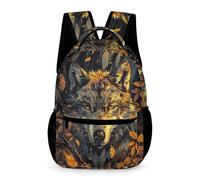 WECECE Cool Lobo Mochilas Escolares Mochilas Animal Lobo Bolsas Para Niños Regalos, Mochila Escolar Para Niños Y Niñas, Mochila De Viaje Informal