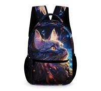 WECECE Gato Bolsas De Estudiante Mochila De Viaje, Mochilas Infantil Impermeable Para Deportes Al Aire Libre Mochila Gatito Animal Casual Mochilas Escolar
