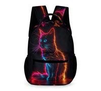 WECECE Gato Bolsas De Estudiante Mochila De Viaje, Mochilas Infantil Impermeable Para Deportes Al Aire Libre Mochila Gatito Casual Mochilas Escolar