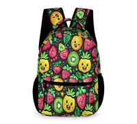 WECECE Impresión de Frutas Bolsas De Estudiante Mochila De Viaje, Mochilas Infantil Impermeable Para Deportes Al Aire Libre Mochila Casual Mochilas Escolar