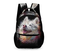 WECECE Lobo Bolso De Hombro Mochila Animal Lobo Para Niña Niño, Ecuado Para Infantil De Ocio Senderismo Escuela Viajes Mochilas Unisex