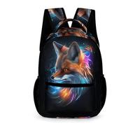 WECECE Lobo Bolso De Hombro Mochila Animal Lobo Para Niña Niño, Ecuado Para Infantil De Ocio Senderismo Escuela Viajes Mochilas Unisex