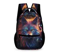 WECECE Lobos Mochila Para Alumnos De Primaria Infantiles Mochila Animal Lobo Escolar Para Niños Niñas, Impermeable Y Resistente Al Desgaste