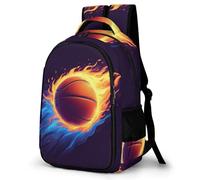 WECECE Mochila Basketball Infantil para Niño Niña Primaria Mochila Escolar con Basketball Mochilas, Colegio Viaje Guardería para 7-15 Años