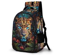 WECECE Mochila Cheetahs Colegio Niña 6-10 Años Mochila Escolar Primaria Ligera con Animal Leopards para La Escuela, Viajes y El Día a Día