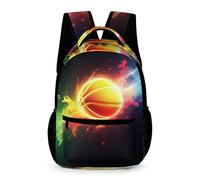 WECECE Mochila Colegio Baloncesto Chicos y Chicas 8-12 Años Bolsa Escolar Baloncesto 2-5 Curso Curso 1-4 Bolsa de Escuela Bolsillo Frontal Práctico Cosas de Colegio Botella Regalo Cumpleaños