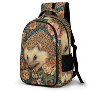 WECECE Mochila Colegio Erizo Instituto 8-12 Años Niños Mochila Infantil Bonito Little Animal Niñas Mochila Estilo Puerta de Frigorifico, Backpack Instituto Viaje y Uso Diario