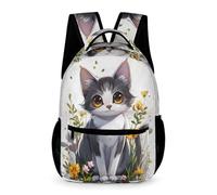 WECECE Mochila Colegio Gato Mochila Escolar Infantil 6 Años Mochilas Escolar Niña 10 Años Bolsos Con Gatito Book Bag Primaria School Backpack