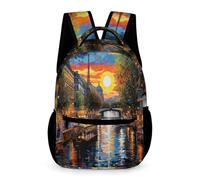 WECECE Mochila Colegio Hermoso Paisaje Mochila Escolar Infantil 6 Años Mochilas Escolar Niña 10 Años Bolsos Con Book Bag Primaria School Backpack