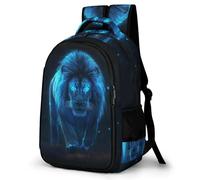 WECECE Mochila Colegio Motivo de León Instituto 8-12 Años para Niños Mochila Infantil Animal León Niñas Mochilas Escolares De Moda, Book Bag para Instituto Viaje y Uso Diario