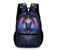 WECECE Mochila Colegio Murciélago Ardilla Voladora Mochila Escolar Infantil 6 Años Mochilas Escolar Niña 10 Años Bolsos Con Murciélago Book Bag Primaria School Backpack