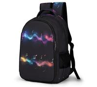 WECECE Mochila Colegio Música Symbol Instituto 8-12 Años para Niños Mochila Infantil Música Amante Niñas Mochilas Escolares De Moda, Book Bag para Instituto Viaje y Uso Diario