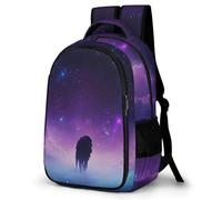 WECECE Mochila Colegio Patrón de León Instituto 8-12 Años para Niños Mochila Infantil Animal León Niñas Mochilas Escolares De Moda, Book Bag para Instituto Viaje y Uso Diario