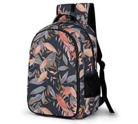 WECECE Mochila Colegio Planta Hoja Instituto 8-12 Años Niños Mochila Infantil Tropical Selva Niñas Mochila Estilo Puerta de Frigorifico, Backpack Instituto Viaje y Uso Diario