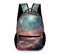 WECECE Mochila Con Patrón De Cielo Estrellado Para Niños, Alumnos De Primaria, 16.2 Pulgadas, Ligero E Impermeable Mochilas Colorido De Viaje