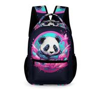 WECECE Mochila Con Patrón De Lindo Panda Para Niños, Alumnos De Primaria, 16.2 Pulgadas, Ligero E Impermeable Mochilas Animal Tema De Viaje